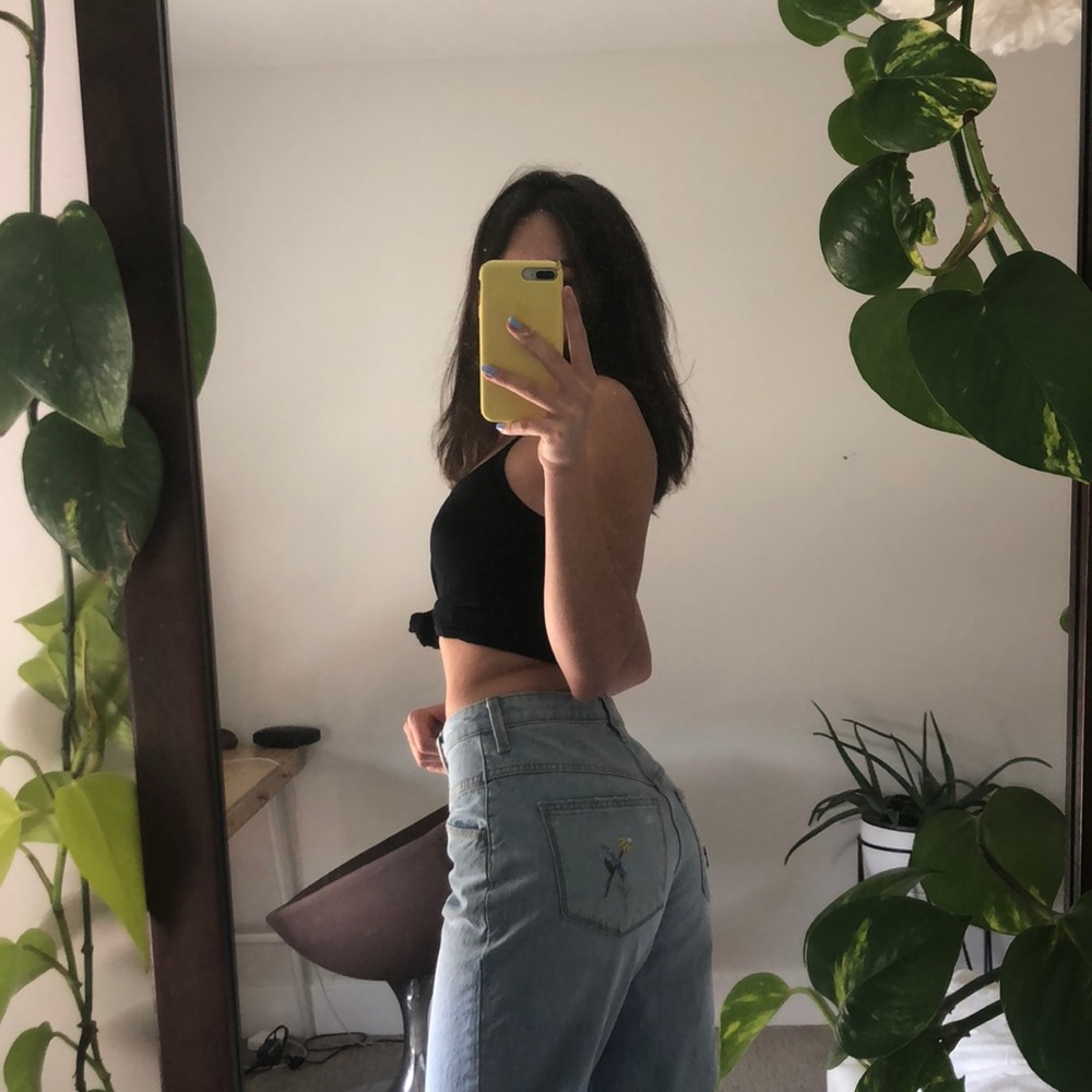 Custom embroidered jeans - Picture 5 of 7